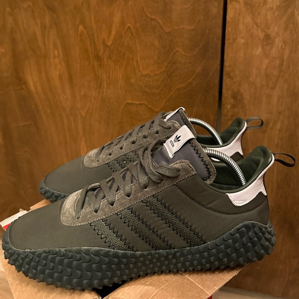 Sz 9 adidas Kamanda x C.P. Company Shoes Night Cargo Green Consortium Bonner acg